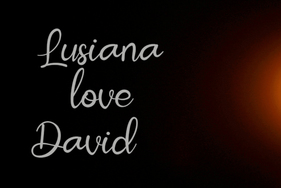 Love Yellow Font PNG with transparent background - Preview 2