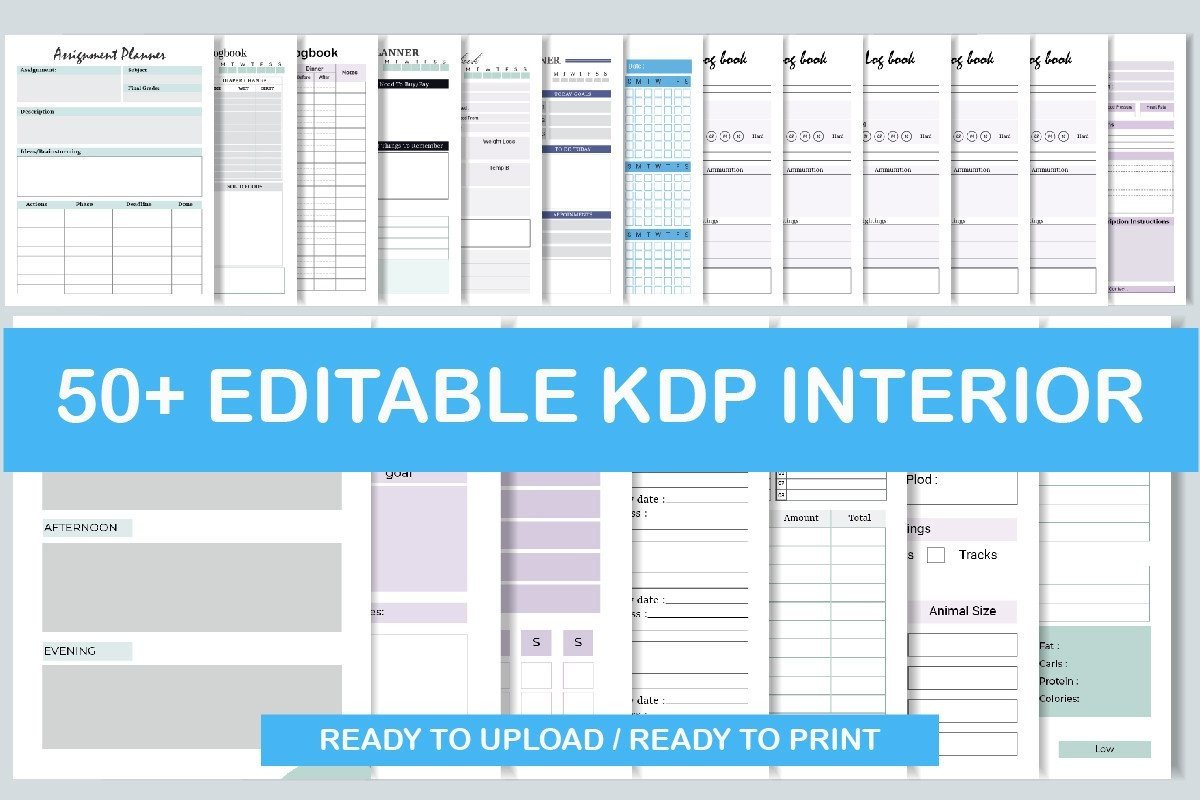Mega Editable KDP Interior Bundle Graphic by nazmulhasan2503 · Creative ...