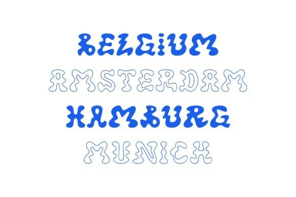 Pleatures Font PNG with transparent background - Preview 1