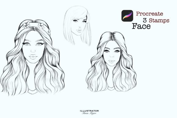 Procreate Face Stamps