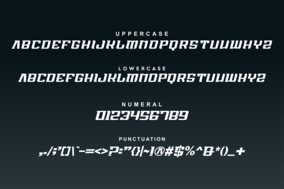 Quaruz Font PNG with transparent background - Preview 2