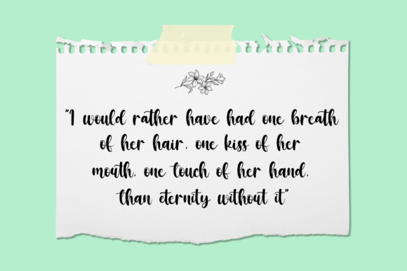 Queency Font PNG with transparent background - Preview 2
