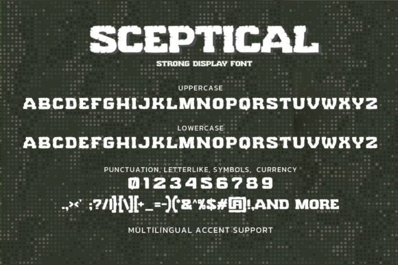 Sceptical Font PNG with transparent background - Preview 5