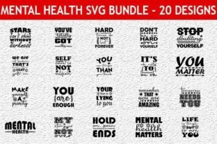 Mental Health SVG Bundle Graphic by Masum Art · Creative Fabrica