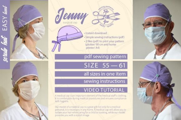 Unisex Scrub Hat Jenny