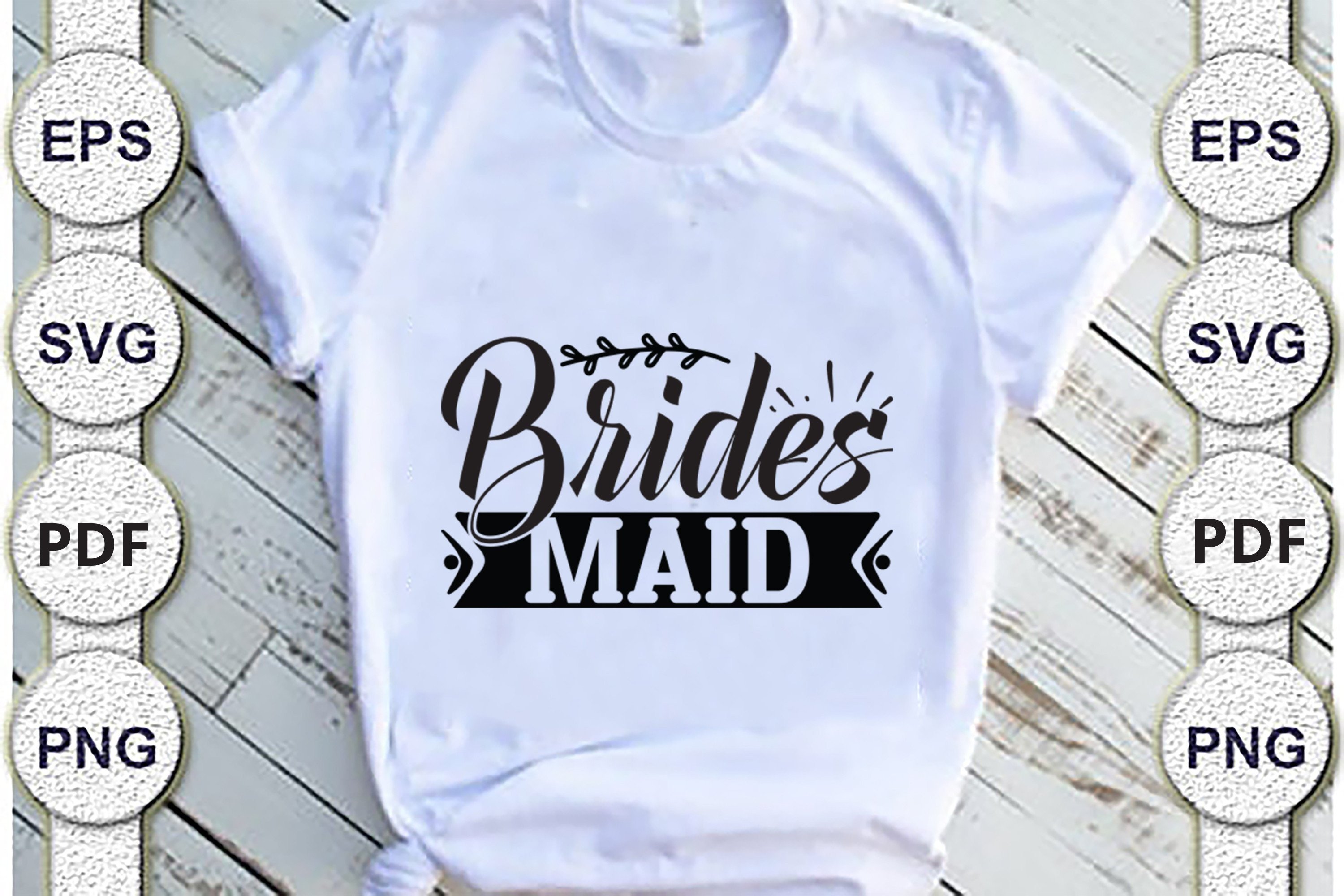 Wedding svg design ,Brides maid