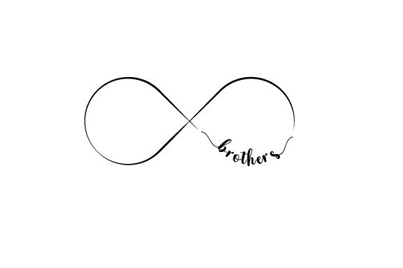 Brothers Infinity Symbol SVG Cut file by Creative Fabrica Crafts ...