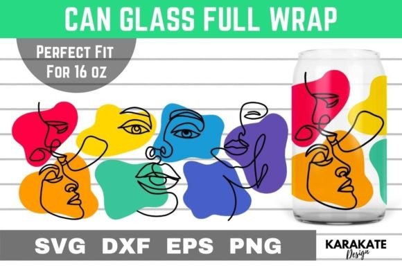 LGBTQ+ 16 Oz Can Glass Wrap Bundle Bundle · Creative Fabrica