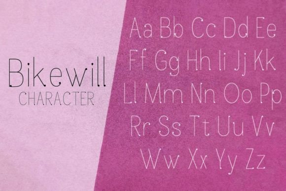 Bikewill Font - Preview 2