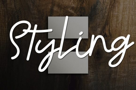Blue Butterfly Font - Preview 1