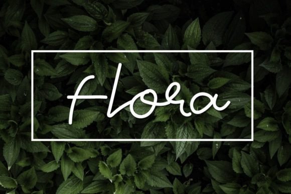 Blue Butterfly Font - Preview 2