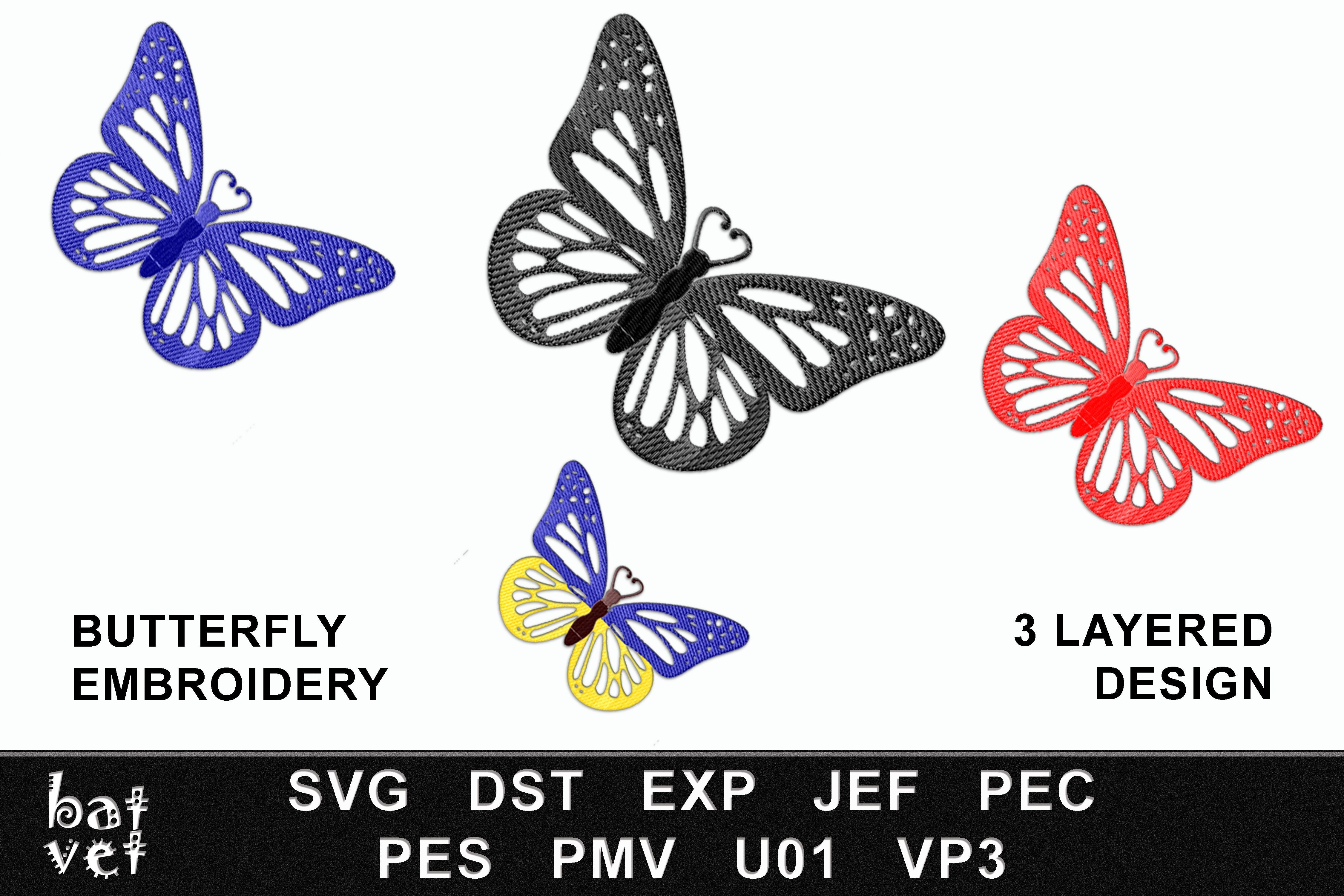 Butterfly Embroidery Design