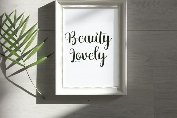 Girly Font PNG with transparent background - Preview 1