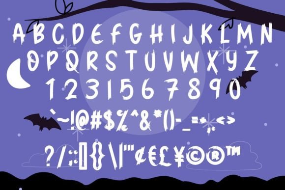 Halloween Font - Preview 3
