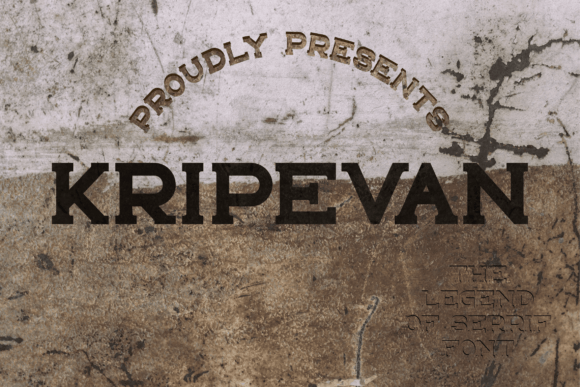 Kripevan Serif Font By ponuppo