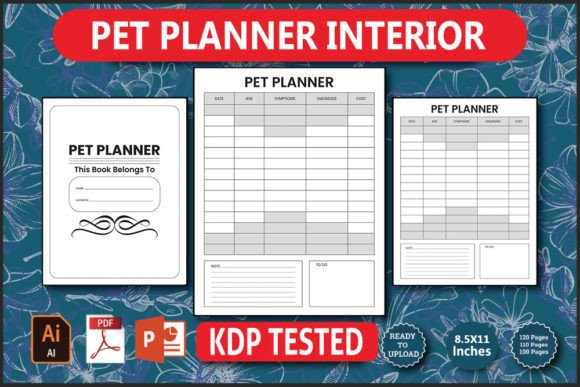 Pet Planner Log Book | KDP Interior