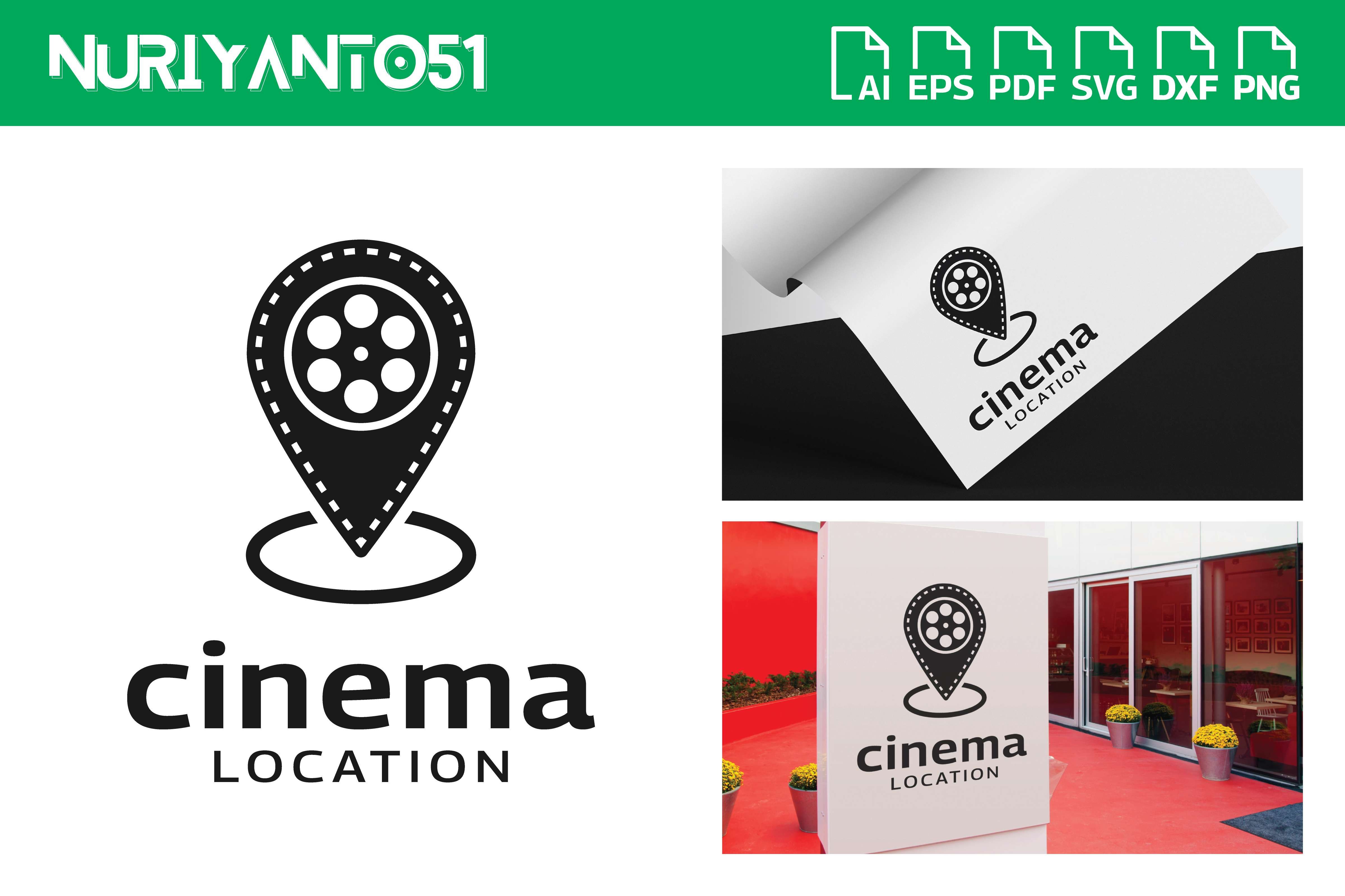 Pin Location with Camera Reel Stripes