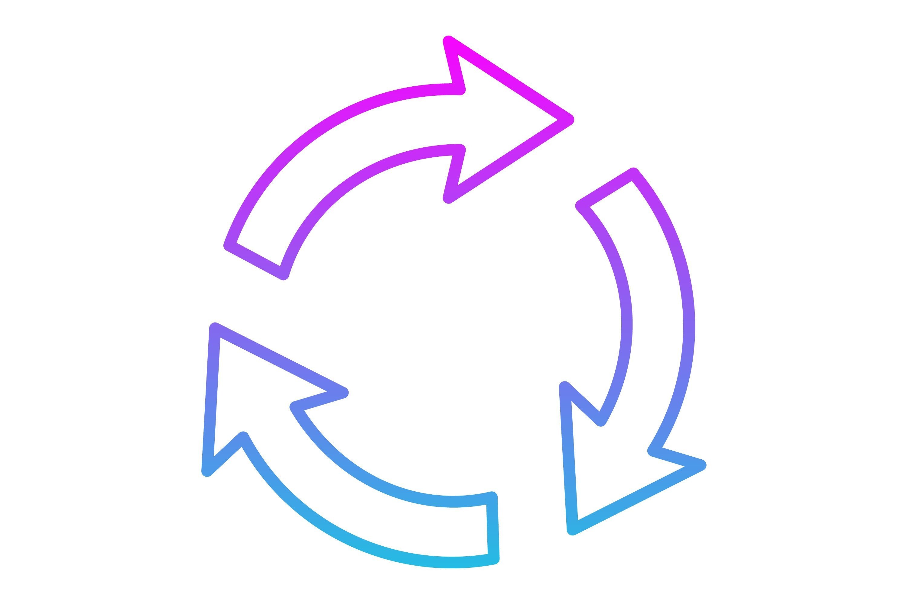 Repeat Line Gradient Icon Graphic by Maan Icons · Creative Fabrica