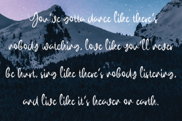 Fatherday Font - Preview 5