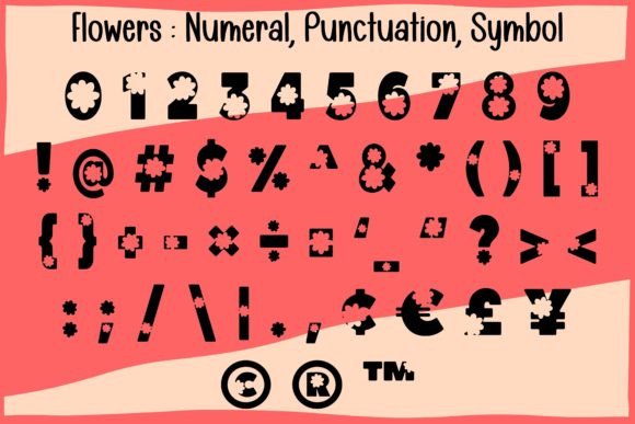 Flowers Font - Preview 4