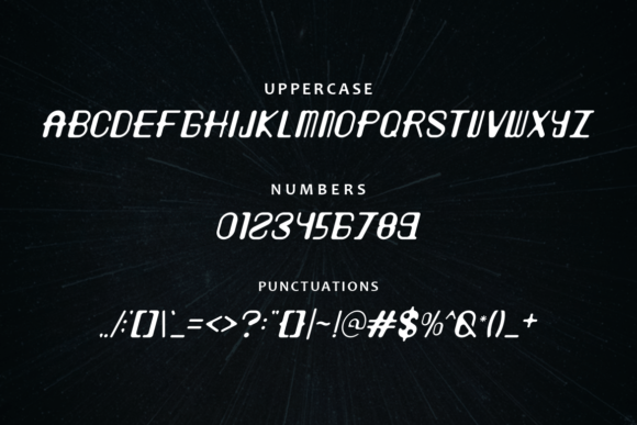 Glexycom Font - Preview 2