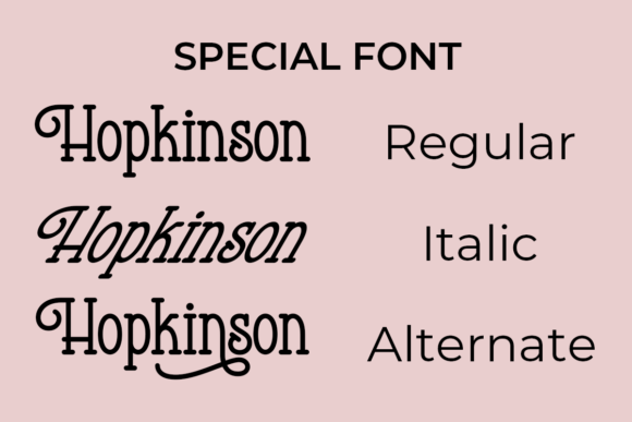 Hopkinson Font - Preview 5