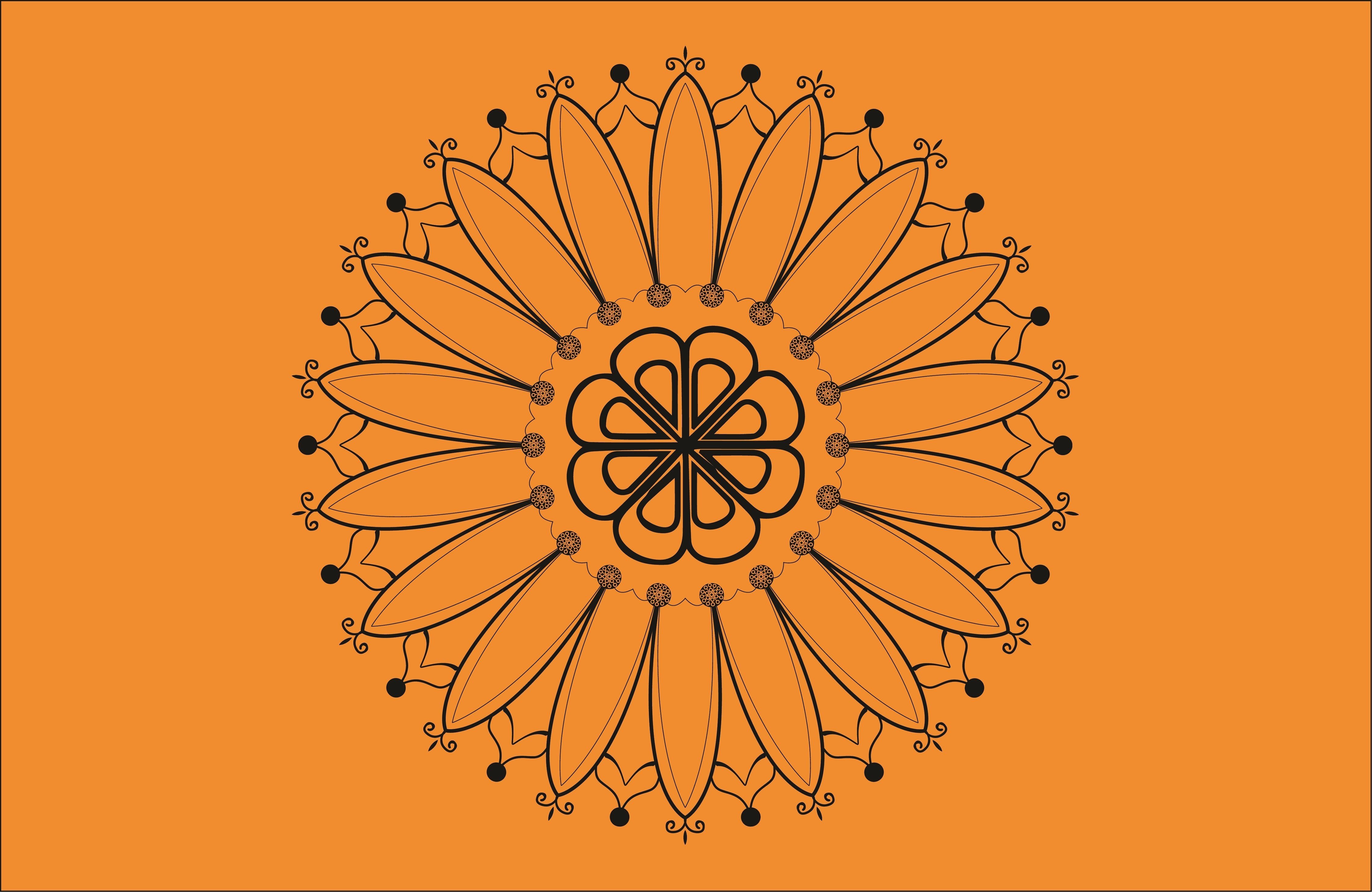 MANDELA FLOWER DESIGN