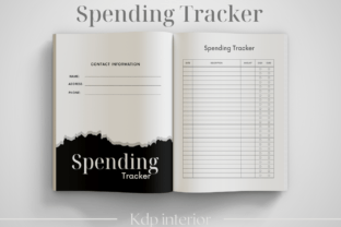 Spending Tracker - KDP Interior Graphic by Jane Minner · Creative Fabrica