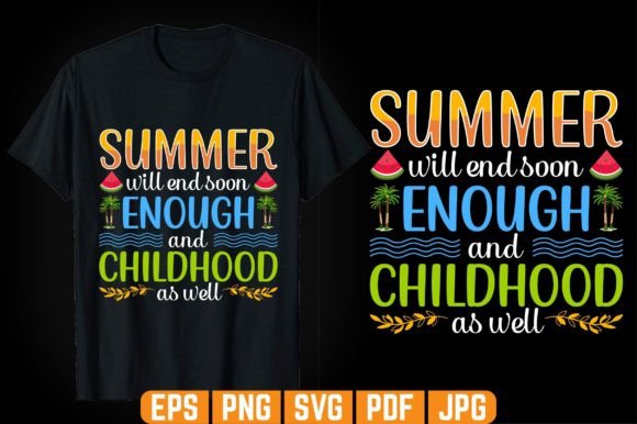 Summer Will End Soon Tshirt Design