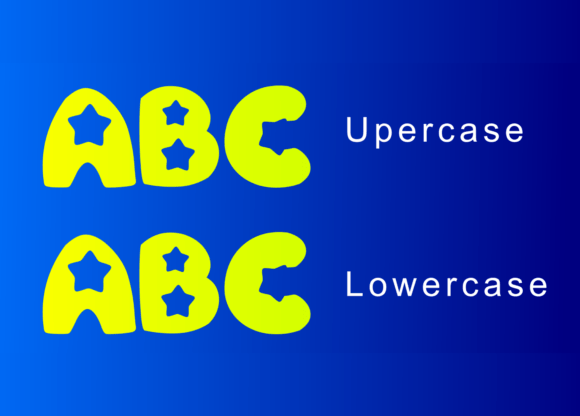 Mochi Star Font PNG with transparent background - Preview 3