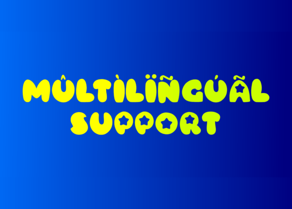 Mochi Star Font PNG with transparent background - Preview 6
