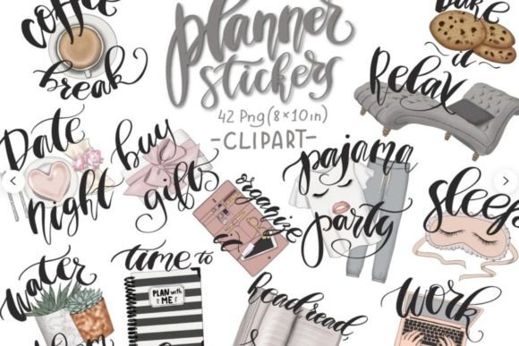 Planner Stickers Collection Kit