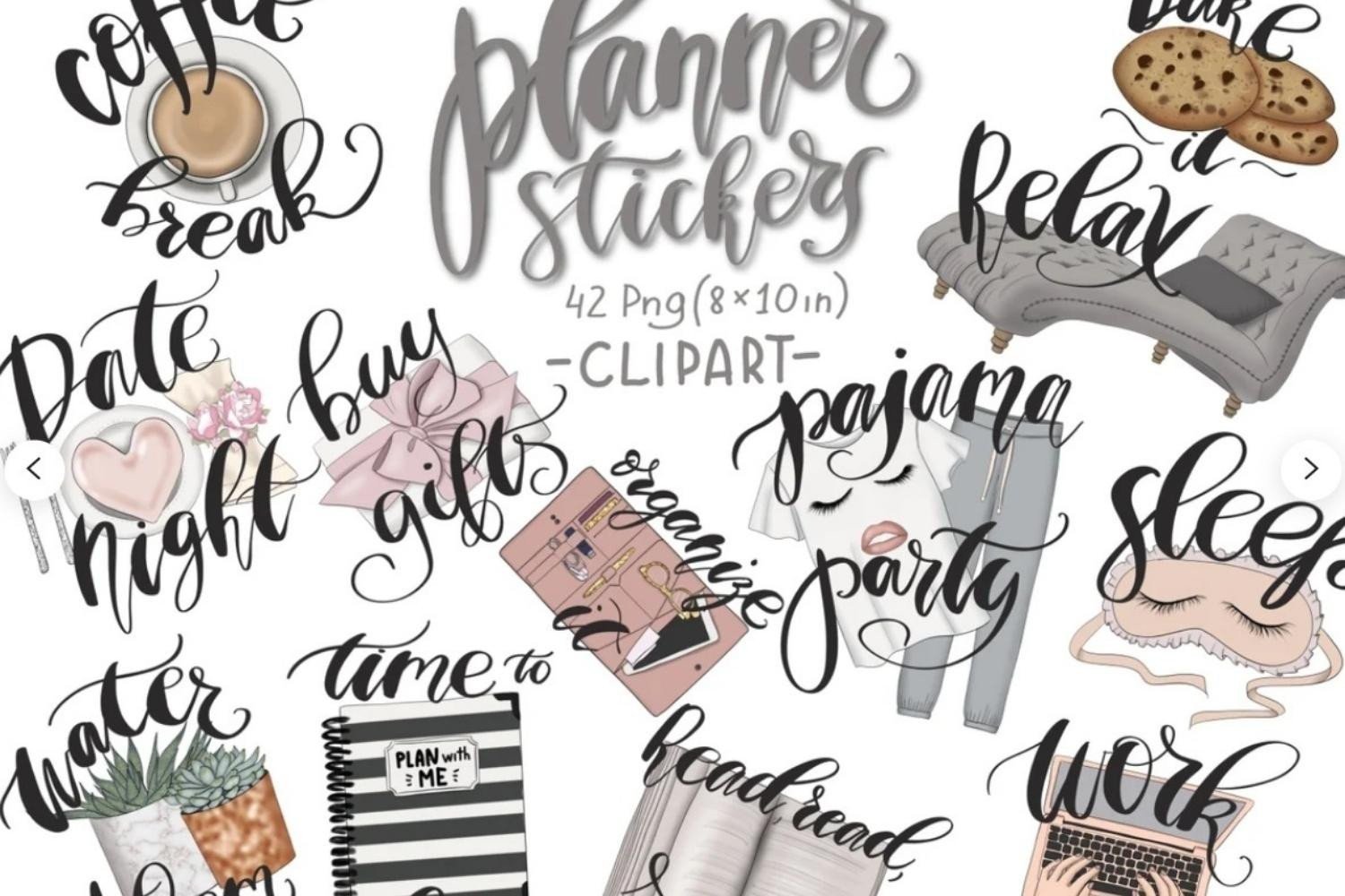 Planner Stickers Collection Kit