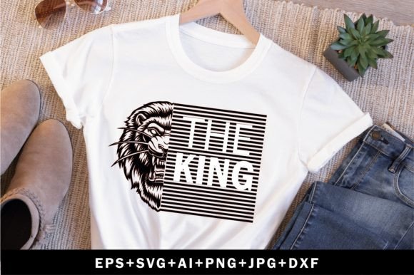 The King Graphic Print Templates By MoonSVG