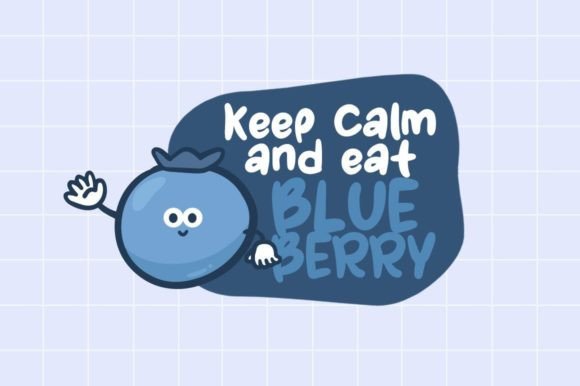 Blueberry Days Font - Preview 1