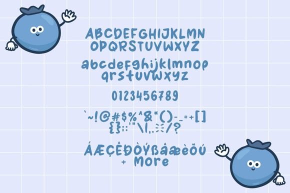 Blueberry Days Font - Preview 3