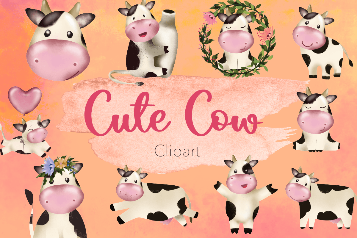 Cute Cow Clipart Free