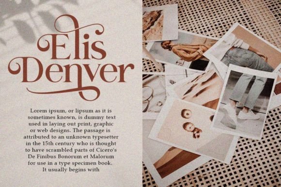 Goldink Brittey Font PNG with transparent background - Preview 2
