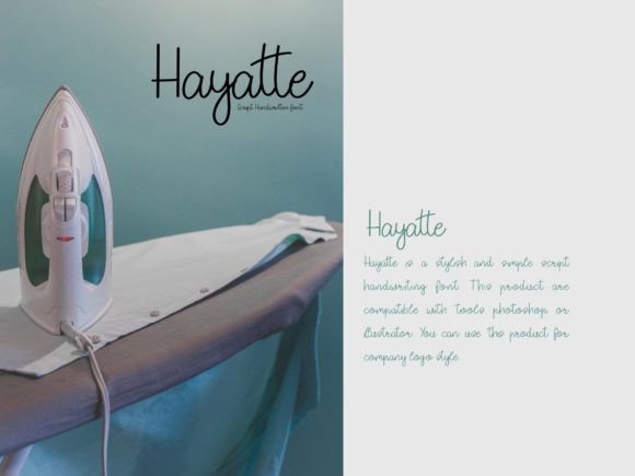 Hayatte Font PNG with transparent background - Preview 1