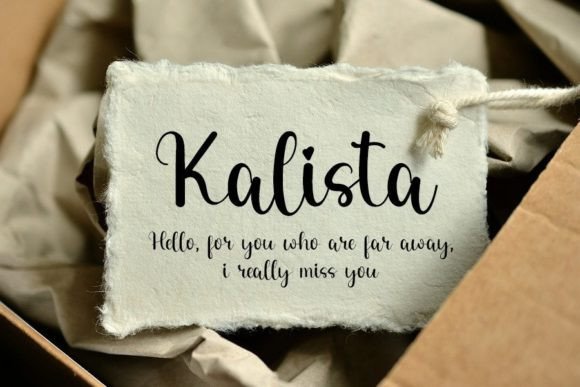 Jealous Font PNG with transparent background - Preview 1