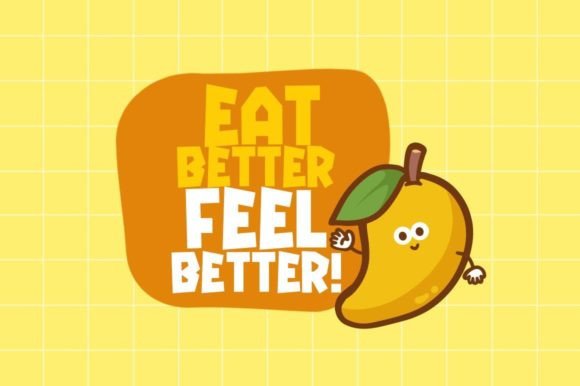 Mango Days Font PNG with transparent background - Preview 1