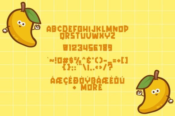 Mango Days Font PNG with transparent background - Preview 3
