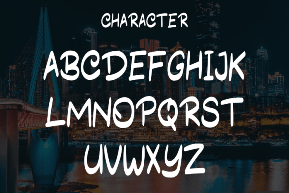 Mendung Font PNG with transparent background - Preview 1