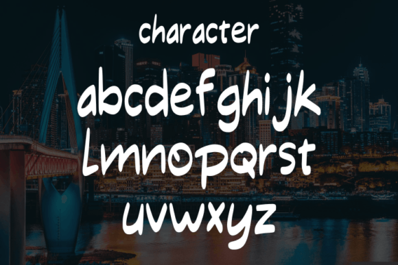 Mendung Font PNG with transparent background - Preview 2