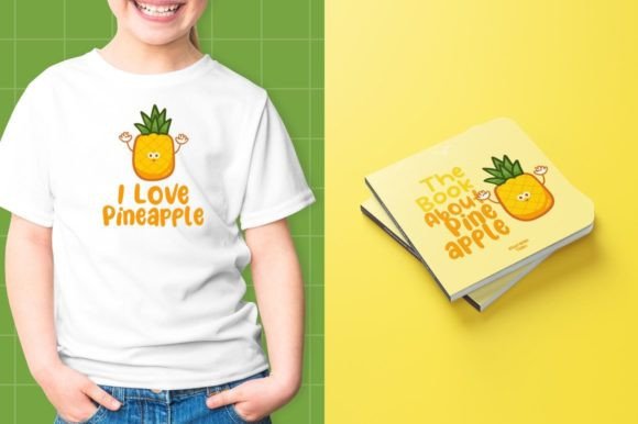 Pineapple Days Font PNG with transparent background - Preview 2