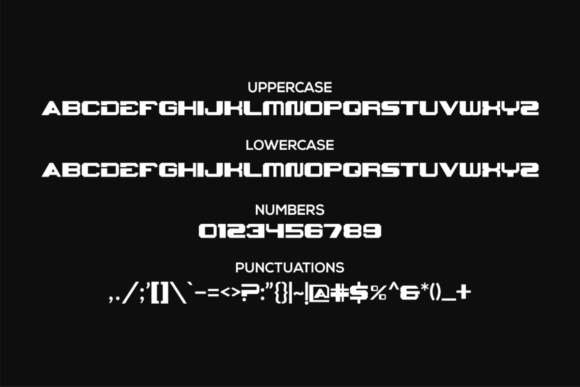 Ponsco Font PNG with transparent background - Preview 2