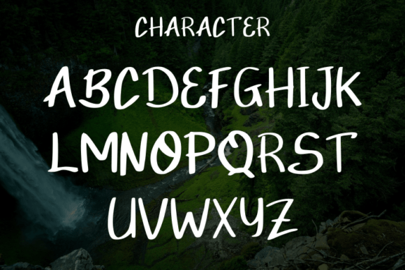 Sennin Font PNG with transparent background - Preview 1