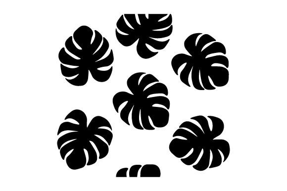 Seamless Monstera Leaf Pattern Stencil SVG-Schnittdatei Von Creative  Fabrica Crafts  Creative Fabrica