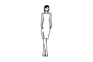 Wedding Guest Semi-Formal Attire Woman SVG Cut file by Creative Fabrica  Crafts  Creative Fabrica