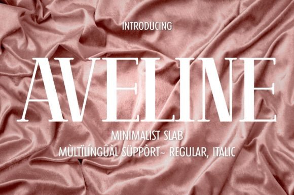 Aveline font